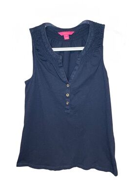 Lilly Pulitzer Essie Tank Navy M